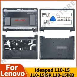 Cas nouveaux pour Lenovo IdeaPad 11015 11015isk 11015ikb Laptop LCD Couverture arrière / Céxe avant / charnières / Palmrest / Case de fond noir