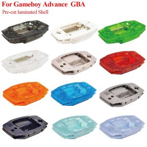 Caisses Nouvelles obstacles de logement pré-coupe GBA remplacement des coquilles pour Gameboy Advance Case IPS V3 Shels laminés pour le boîtier GBA IPS V3 avec autocollant