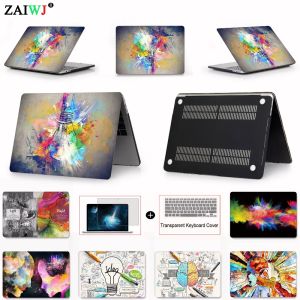 Cases Nieuwe laptopcase voor Apple MacBook M1 M2 Chip Air Pro Retina 13.3 Touch Bar ID A2337 A2338 voor Mac 11 14 13 15 13,6 16 inch cover