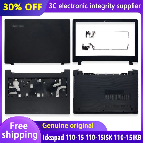 Cas nouveaux caisses d'ordinateur portable pour Lenovo IdeaPad 11015 11015isk 11015ikb Couvercle arrière / lunette avant / Palmrest / Case inférieur / charnière