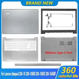 Cas nouvel ordinateur portable pour Lenovo IdeaPad 33015 33015IKB 33015isk 33015abr Couverture arrière / lunette avant / charnière / Palmrest / Case inférieur Silver