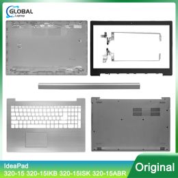 Cases Nieuwe laptop LCD -achteromslag/voorrang/palmest/onderste case/scharnieren voor Lenovo IdeaPad 32015 32015IKB 32015isk 32015ABR zilver