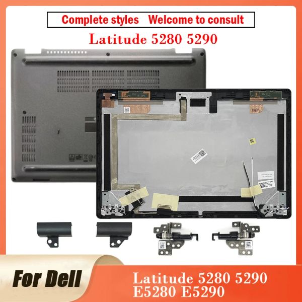 Casos Nuevos originales para Dell Latitude 5280 5290 E5280 E5290 Serie de 12.5 pulgadas LCD Tapa trasera/cable/bisagras/cubierta de bisagra E5280 E5290