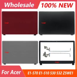 Cases Nieuwe topcase voor Acer Aspire E1510 E1530 E1570 E1532 E1572G E1572 Z5WE1 LAPTOP LCD SCHERM ACHTERLAAK VOORDERING