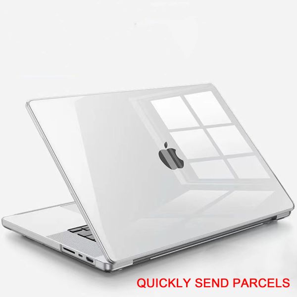 Cas les plus récents cas d'ordinateur portable en cristal pour MacBook Pro 14 A2992 Case M1 M2 M3 A2991 MacBook Pro 16 Funda MacBook Air Cover Capa Mac Pro 13