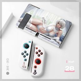 Cases Nier Automata voor Switch Setup Gamer Accessoires Funda Switch OLED Beschermingskas Shell Carcasa Joycon Switch GameCard Cover