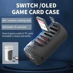 Cases Nintendo Switch Portable Game Card Case Switch OLED 360 ° Rotatie Cassette Storage Case Box voor Switch Lite Game Accessoires