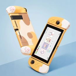 Cases Nintendo Switch Shell Silicone Soft Shell 3D Cute Cat Claw Split Joycon Protective Case for Nintend Switch Dock Case Accessoires