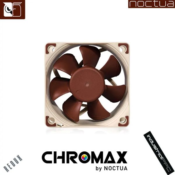 Cas Noctua NFA6X25 60X60X25MM 12V / 5V 3PIN / 4PIN PWM Contrôle de température intelligent SSO SOAGNATIQUE STABLE Éventail de 6 cm