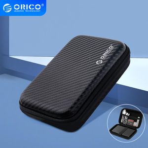Cases orico 2.5 HARD DISK CASE Draagbare HDD -beveiligingszak voor externe 2,5 inch harde schijf/oortelefoon/u schijf harde schijfaandrijving zwart