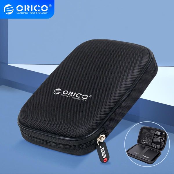 Cas ORICO 2,5 pouces HDD Box Board Case Portable Drive Portable Drive Sac pour le disque dur portable externe Boîte de vente HDD Boîte de stockage Black / Red / Bleu