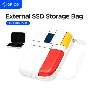Cas ORICO MTQ Boîte de protection contre le sac de stockage SSD externe ORIC