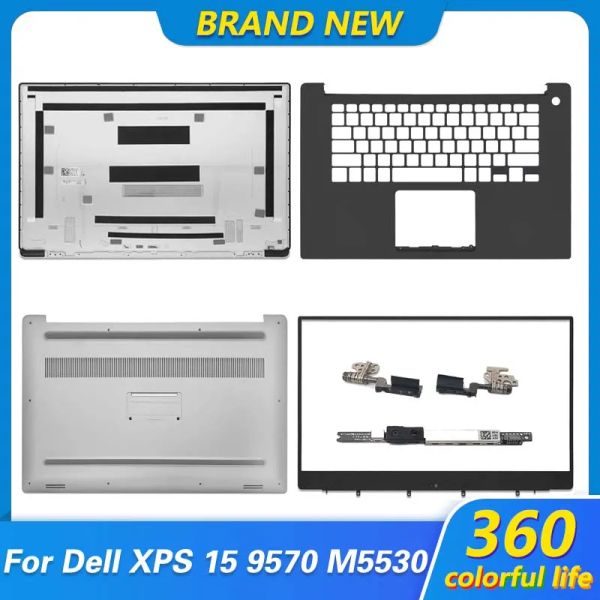 Cas Case d'ordinateur portable d'origine pour Dell XPS 15 9570 M5530 LCD COUVERTURE BACK COVER FRANT PALMREST BOIND BOIND COBLE COURT
