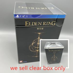 Cases Pet Box Protector voor Elden Ring Transparant Verzamel dozen voor PlayStation 4 PS4 PlayStation 5 PS5 Game Shell Clear Display Case