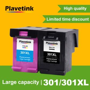 Cas Plavetink pour HP 301 301xl Remanufatured Compatible Ink Cartridges Remplacement avec DeskJet 1050 2000 2050 2510 3000 Imprimante