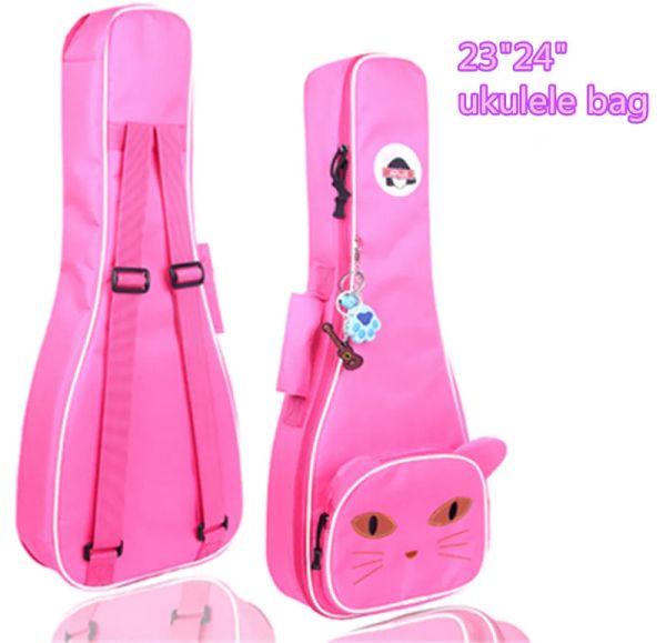 Cajas portátiles 23 24 Concierto bolso de ukelele mochila pequeña mochila impermeable