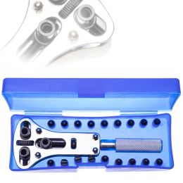 Gevallen Draagbare Batterijwatchopener Boxed Three Claw Practical Slreny Repair Tool Demontage Maintenance Screw Remover