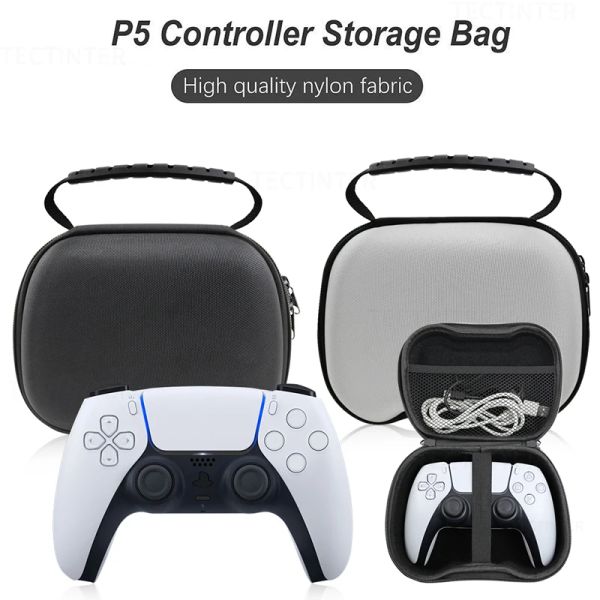 Cas sacs de poignée de stockage portables pour PS5 PS4 PS3 / Xbox Series GamePad EVA Protective Carry Case pour Nintendo Switch Pro Accessoires