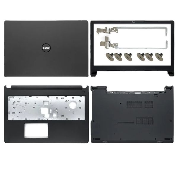 Casos Protective Laptop Shell Nuevo para Dell Inspiron 15 3576 3565 3567 Serie LCD Cubierta trasera/bisel delantero/Palmrest/bisagras/caja inferior