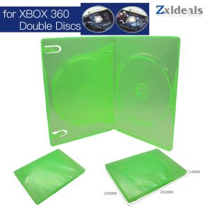 Cas de remplacement pour le jeu Xbox 360 Double disque de rechange Green Box 2 CD