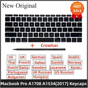 Cases vervangen Keycaps US UK SP FR Gr DK IT RU JP Zwitserse lay -out voor Book Pro Retina A1708 (A1534 2017) Keyboardsleutels Keycap