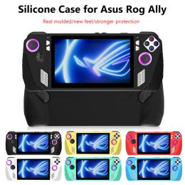 Caisses Console de jeu en silicone bouton de couverture complète de protection de protection Couvre de jeux de jeu Couvre des accessoires de remplacement anti-gouttes pour Asus Rog Ally