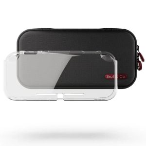 Cas Skull Co. Litecase transparent soft couvercle shell EDC Case de rangement portable pour Nintendo Switch Lite