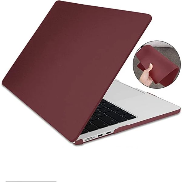 Casos Matte suave para MacBook Air 13 Case laptop M1 2020 A2337 A2179 Cubierta 13.6 pulgadas M2 2022 A2681 Hard Shell 13.3 A1932 A1466 2017