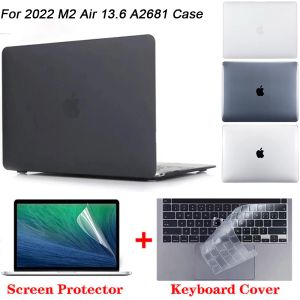 Cas Le dernier cas d'ordinateur portable pour 2022 Nouveau Apple MacBook M2 Air 13,6 pouces Case MacBook Air M 2 2022 A2681 Case Mac Book Air13.6 M2 Case