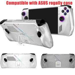Étui Transparent pour Asus ROG Ally, coque de protection antichoc avec support, accessoires pour Console de jeu ROG ALLY