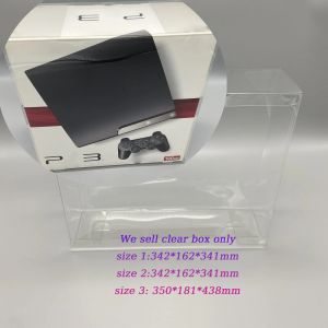 Cases transparante huisdierbeschermingsomslag voor PS3 Slim Super Slim Game Console Clear Display Collection Storage Box