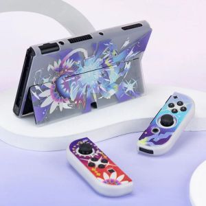 Cases transparant TPU Soft Cover Skin TV Dock Protective Case voor Nintendo Switch OLED NS Console Shell Joycon Controller Protector