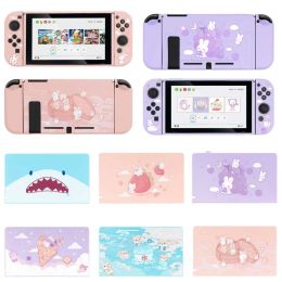 Cases TV Dock Hard Shell Stand Charger Protective Case for Nintendo Switch NS Joycon Controller Soft TPU Protector Console Full Cover