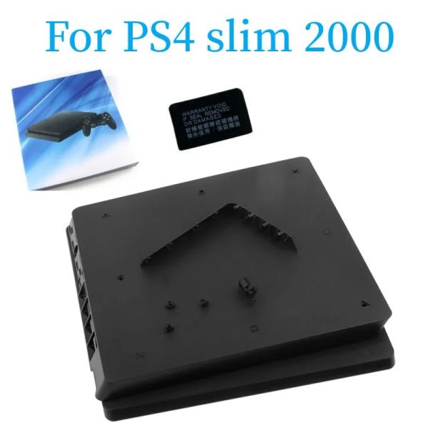 Casos de la parte superior superior de la parte superior de la parte superior de la parte inferior carcasa de plástico cubierta protectora de plástico para la consola de juegos PS4 Slim 2000