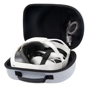Cases VR Accessoires voor Meta Quest 3 Elite Riem VR -headset Travel Carrying Case voor Meta Quest 3 Hard Protective Travel Bag