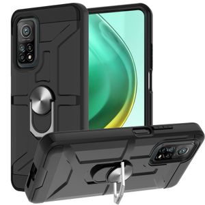 Coque avec anneau métallique magnétique, armure antichoc pour Xiaomi Mi 10T Pro Redmi K30S, Protection arrière rigide en TPU pour PC