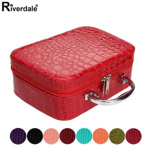 Cases Dames schoonheidsmaatschappijen Make -up cosmetische tas Hoogwaardige reisorganisator Beauty Box Cosmetics Sieraden Toolbox 2020 Vakantiegeschenken