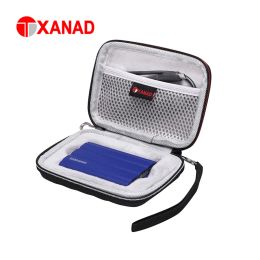 Cas Xanad Eva Hard Étui pour Samsung T7 Shield Portable SSD 1TB 2TB 250 Go 500 Go de conduite à semi-conducteurs Sac de stockage