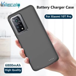 Cas Xilecalie 6800mAh Banque d'alimentation Case de batterie pour Xiaomi Redmi K30S Anti Knock Proof Power Case pour Xiaomi Mi 10T Pro Battery Case