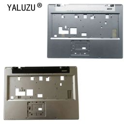 Cases Yaluzu Nieuwe topcase voor ASUS A8J A8H A8S A8Z Z99D Z99S Z99H Z99J Hoofdletters Palmlest Cover C Shell Laptop Grijs Zilver KB bezel