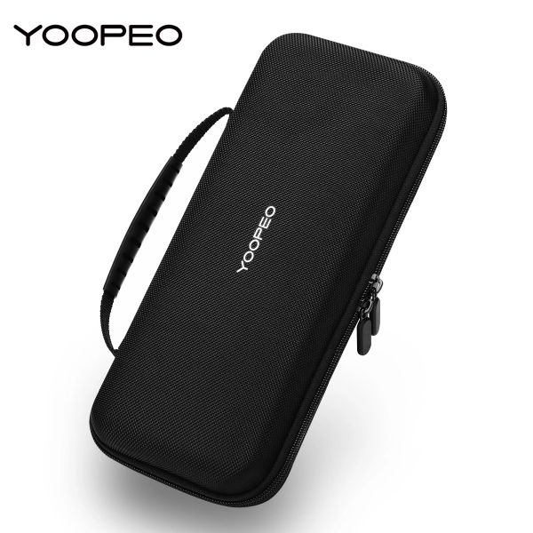 CAS YOOPEO PORTABLE PORTABLE BASE AVEC 10 emplacements de cartes de jeu Sac de rangement pour Hori Split Pad Contrôleur Retroflag Handheld GamePad Sac