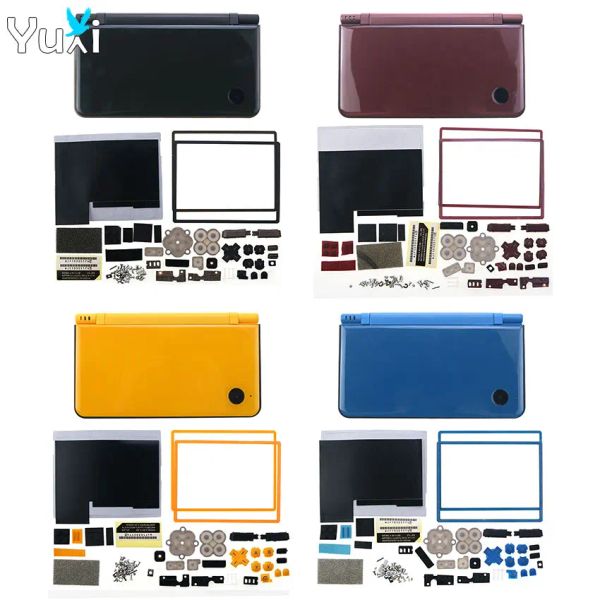 Estuches YuXi, cobertura completa completa, funda para consola NDSi XL LL, Kits de botones de lente de pantalla para Nintendo DSi XL/LL