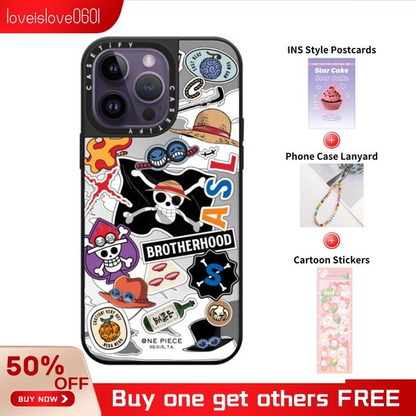 CASETIFY -4 nuevo diseño espejo iPhone funda para iPhone 14 13 12 11 Pro X XS Max 7 8 14 Plus suave TPU negro contraportada