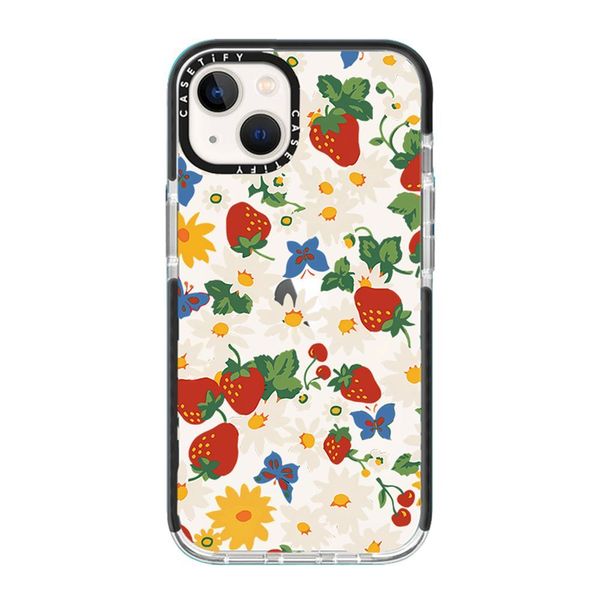 Casetify dessin animé animal fleur étuis de téléphone conçu pour iPhone 14 plus 11 12 13 pro Max Lady antichoc silicone souple coque de téléphone portable coloré