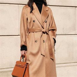 Abrigo de cachemira Maxmaras Labbro Coat 101801 Pura lana M Family 101801 Gama alta Patrón de ondas de agua Cachemira lateral Mujer Longitud media Pura lanaN7DVHMJI