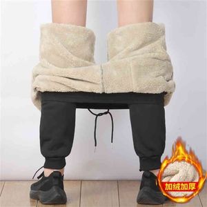 Cachemire Hommes Pantalon Hiver Ligne d'hiver Chaud Homme Casual Harem Double Platuron Automne Pullpants 7XL 210715