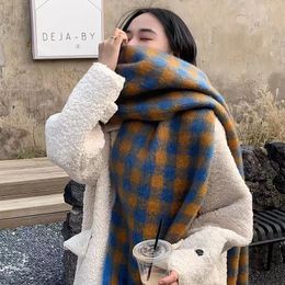 Écharpe en cachemire pour femmes Pashmina châles enveloppes épais chaud Hijab Design de luxe hiver Poncho étoles Blanket1 2023 nouveau