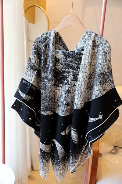 Cashmere Silk Scarf Designer Femmes Men Scarf Brand de cheval H Luxury Grande foule carrée Echarpe Luxe Pashmina Châle Wrap volée Poncho Rouli les bords