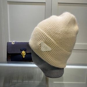 Cachemire Slouchy doux bonnets pour femmes hommes broderie casquettes chaudes bonnets casquette d'hiver à la mode laine Fedora chapeaux