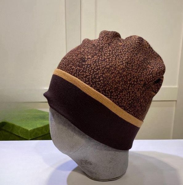 Cachemire Slouchy Doux Bonnets Femmes Hommes Broderie Chaud Élégant Laine Casquettes Bonnets Hiver Hommes Câble Tricot Bonnet Chapeaux en Couleurs Neutres